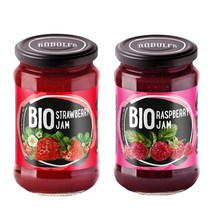루돌프 유기농 딸기잼 & 라즈베리잼 400g 2개