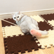 펫플러 고양이 사막화방지 코일 모래매트, 오션블루