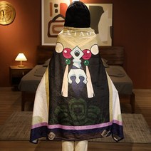 명품담요 명품이불 Genshin Impact 담요 Xiao Zhongli Venti YaeMiko Hutao Klee Raiden 애니메이션 소프트