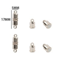 스테인레스 스틸 강력한 마그네틱 걸쇠 가죽 팔찌 목걸이 커넥터 diy 악세사리 만들기