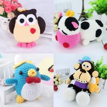 DIY 손뜨개질 코바늘 인형만들기 바늘뜨기, 상세설명 참조, 28 북극곰 GZ0077