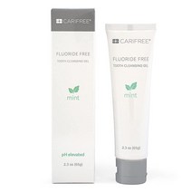 CariFree 불소 프리 젤 민트 : 나노 하이드록시아파타이트 pH 중화 입냄새를 상쾌하게 하고 입안에 수분을 공급합니다 구강 관리를 위해 치과 의사가 추천합니다, 2.3 Ounce (Pack of 1)