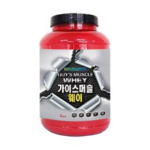 가이스머슬웨이 초코맛 2kg 프로틴 단백질보충제, 1개/2kg