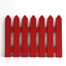 울타리 펜스 정원 야외마당 텃밭 펜스 담장크리스마스 크리스마스 장면 나무 울타리 6, 트루 컬러