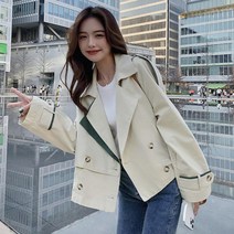 MOSAIRATION가을 패션 여성용 쇼트 트렌지 코트 숏점퍼 하프재킷