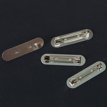 [대량구매] 37mm 일자캡핀(200개 묶음)/ 브로치 옷핀 악세사리 코사지 핀틀 뱃지 이름표, 200개