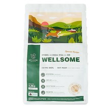 웰썸 곤충사료 1.2kg 3.6kg 그레인프리 강아지 아토피 인섹트 눈물 관절 피부 사료, 웰썸 곤충사료 1.2kg + 200g