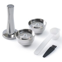 커피캡슐보관함 nespresso vertuo next 머신용 재사용, 2캡슐1탬퍼