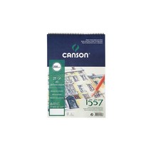 캔숀 1557 스케치북 200g 25매 / 1면제본 스프링패드, A3 스프링형 CA1557-SP200A3