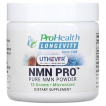 프로헬스 ProHealth Longevity NMN Pro 순수 NMN 분말 250mg 15g, 15 g, 1통