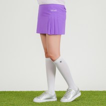 엘르골프 한쪽 주름 포인트 스커트 여 6G21802