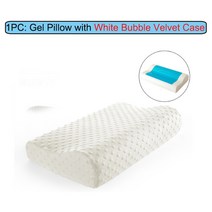 젤 정형 외과 메모리 폼 침대 냉각 베개 50x30x10-7cm 자궁 경부 척추 슈퍼 소프트 편안한 수면, [01] 50x30x7cm, [03] white gel pillow