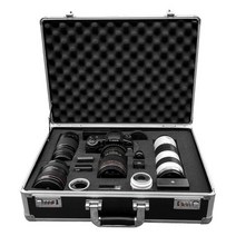 카메라 드론 전자장비 가방 방습 충격완화 스폰지, 밀봉 링이 있는 방수 상자 기계 2개 거울 4개 가방