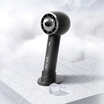 휴대용 미니선풍기 무소음 무선 USB 서큘레이터, 블랙