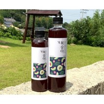 무농약 개복숭아청 진액 원액 액기스(300ml/ 500ml/1000ml) 개복숭아효소, 500ml