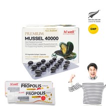 뉴질랜드초록홍합 하이웰 초록입홍합오일 40000 비타민E D3 함유 식물성90캡슐, 90정, 1개, 90정