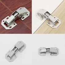 무보링경첩 43X105MM 흰지 장롱경첩 인테리어철물