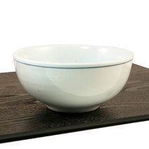 단고재 희자문 백자 대접 / 국그릇 공기 밥공기 백자공기, 1개