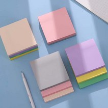스티키노트 접착 메모지 점착 포스트잇노트 점착 예쁜 포스트잇, 분홍