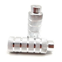 JayCreer 38X110mm BMX/MTB/일반 자전거 알루미늄 합금 용 못, 02 Silver 1 Pair