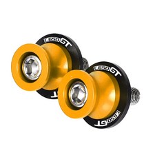 BMW 스쿠터 C650GT 2011 19 모터 Swingarm 스풀 슬라이더 M8 스탠드 나사 프로텍터, 03 8MM  Gold