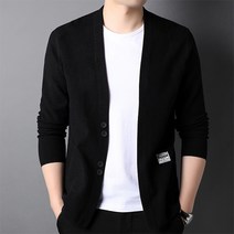 선빛 리벤 남성 가디건 기본 데일리 심플 디자인 고급 부드러운 선물