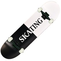 COSYEVNO 스케이트보드 패션 트렌드 초보자, 흑백 문자