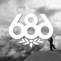 686 스노우보드스티커 보드복 포인트 스티커 A S, 686-L, 블루