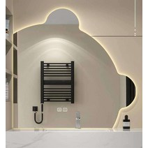 화장실 스마트 거울장 벽걸이 상부장 선반 조명 일체, 왼쪽ㅣ100cm