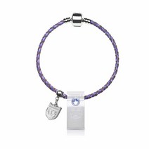 TOPMORE ZJ-S 시리즈 USB3.0 암호화 보안 플래시 드라이브 스와로브스키 크리스탈 가죽 브레이디드 팔찌 플래시 디스크 패션 고속 메모리 스틱 32gb, Purple_32GB