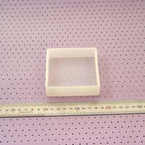 3D랩터 / 각종공예 8.7x8.7cm 정사각 소 실리콘 몰드 레진 양초 비누 DIY