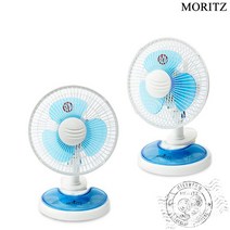 모리츠 미니 탁상용 소형 클립팬 선풍기 MO-C08B 사무실 아이들 공부방 독서실 책상