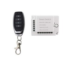 무선 제어 RF 스위치 릴레이 수신기 모듈 송신기 DC 12V 4CH 4 채널 433mhz, 1 RC And 1 Receiver