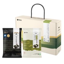 [정담김] 구운 곱창김& 구운 유기농 돌김 세트, 구운곱창김10봉&유기농돌김10봉세트