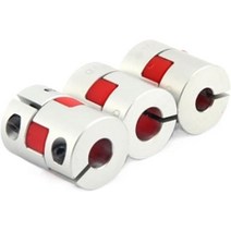 알루미늄 리지드 샤프트 커플링 1 pc D20L25 매화 플렉시블 꽃 모터 커넥터, 07 3mmX 8mm