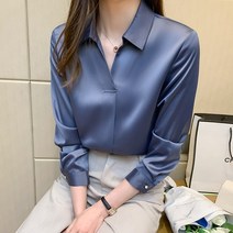 디아리스 가을 오피스 쉬폰 카라 블라우스 1130B