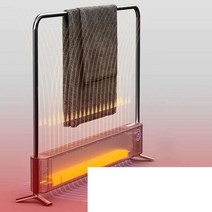 필립스 베이스보드 전기난로 전기히터 온풍기 난방기, 그레이 2200W 업그레이드