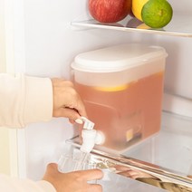 미니 워터바 음료 주스 생수 디스펜서 수도꼭지 물병, 3.5L, 1개
