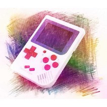 뷰릭스 게임보이 옛날 레트로게임기 고전 철권오락기, 블랙 2.5 스크린 일반판 129 모델 검은색