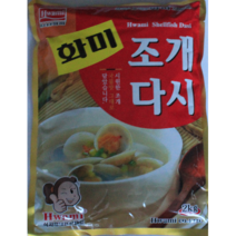 화미 조개다시, 2kg, 3개