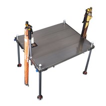 낚시좌대 발판 초 민물좌대 수상 이동식 경량 민물 낚시, 지존다찰 1100×800 다리 길이 1.32m