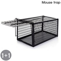 MOUSE TRAP 쥐덫 마우스/유해동물/유인 철재 트랩 대형, 1+1