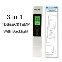 가정용 디지털 염도계 염도측정기 3-in-1 tds ec 온도 모니터 111, tds-ec-withbacklight