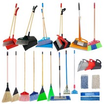 빗자루 실내 실외 야외 도로비 마당비 대비 개량비 청소용 롱빗자루, 4-3 도레미 강당걸레_대