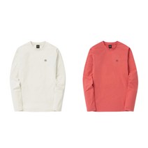 [국내매장판] 코오롱스포츠 간절기 봄가을 여성 기본형 라운드티 등산복 데일리복 티셔츠