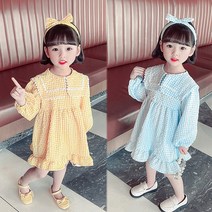 프리마 체크 프릴 원피스 아동복 아동원피스 유아원피스 키즈원피스 여아원피스 봄원피스 아동봄옷 여아옷 아동의류 유아동복