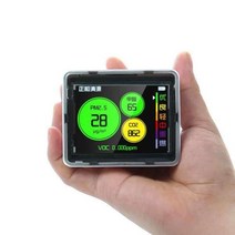 공기질 측정기 감지기 이산화탄소 미세먼지 산소 CO2, 실용 버전 포름알데히드 CO2 VOC 온도습도