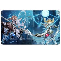 Sabermaster Card Rubber yugioh Mat Duel Gaming Competition Pad Binder Deck 23.6x13.7in (Sky Striker, Exorsister