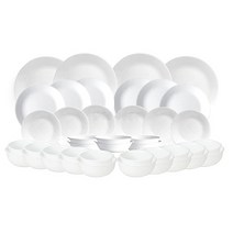 코렐 무지 저스트화이트 10인그릇세트 A 42pcs, 한국형공기대접