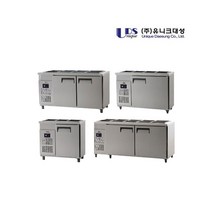 UNIQUE 받드 테이블 냉장고 900 메탈-아날로그 199L, 상세 참조